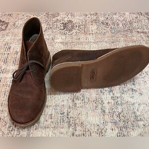 CLARKS| 11 Men's Brown Leather Chukka boot